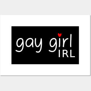 Gay Girl IRL Posters and Art